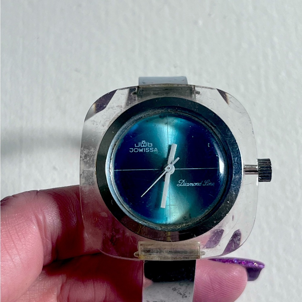 Modern Jowissa Acrylic Watch 1970s